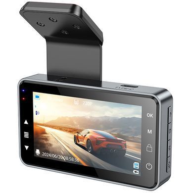 Відеореєстратор Hoco DV9 3-inch screen display (720P) Metal gray