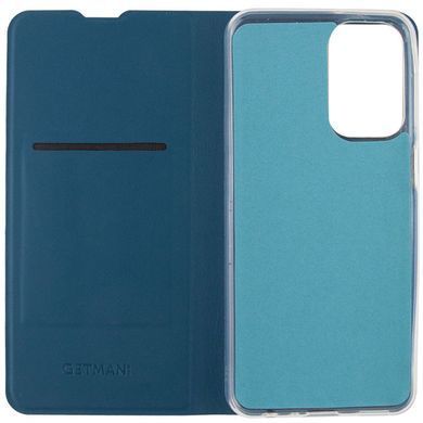 Кожаный чехол книжка GETMAN Elegant (PU) для TECNO Camon 19 Синий