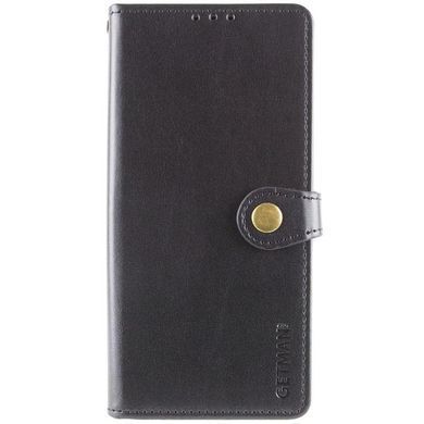 Шкіряний чохол-книжка GETMAN Gallant (PU) для Motorola Moto G56 5G Чорний