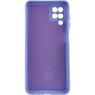 Чохол Silicone Cover Ummi Lakshmi Full Camera (AA) для Samsung Galaxy A12 Бузковий / Dasheen