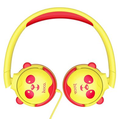 Накладні навушники Hoco W31 Childrens Жовто-червоний