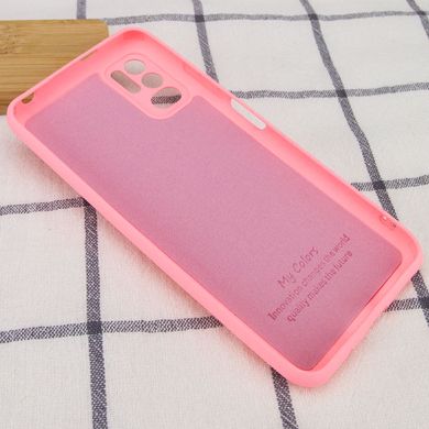 Чехол Silicone Cover My Color Full Camera (A) для Xiaomi Redmi Note 10 5G / Poco M3 Pro Розовый / Pink