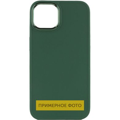 TPU чехол Bonbon Metal Style для Samsung Galaxy A12 Зеленый / Pine green
