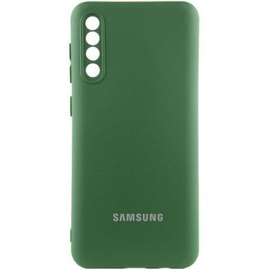 Чехол Silicone Cover Lakshmi Full Camera (AAA) with Logo для Samsung Galaxy A50 (A505F) / A50s / A30 Зеленый / Cyprus Green