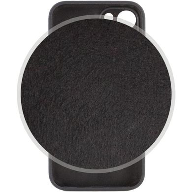 Чехол Silicone Case Full Camera Protective (AA) для Apple iPhone 15 Plus (6.7") Черный / Black