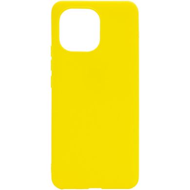 Силиконовый чехол Candy для Xiaomi Mi 11 Желтый