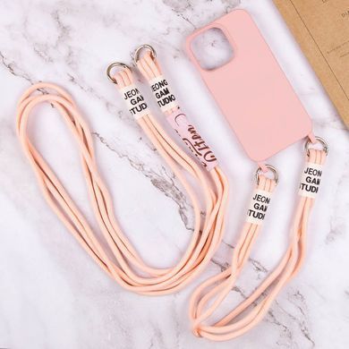 Чехол TPU two straps California для Apple iPhone 13 Pro Max (6.7") Розовый / Pink Sand