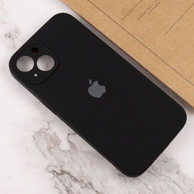 Чехол Silicone Case Full Camera Protective (AA) для Apple iPhone 15 Plus (6.7") Черный / Black