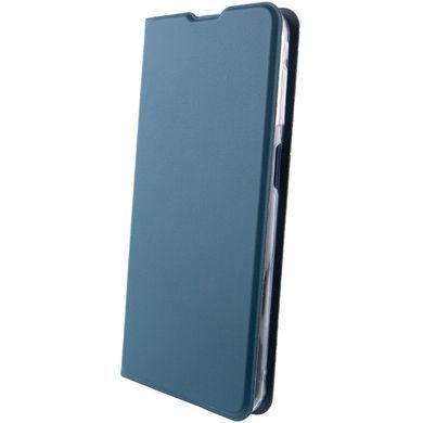 Кожаный чехол книжка GETMAN Elegant (PU) для TECNO Camon 19 Синий