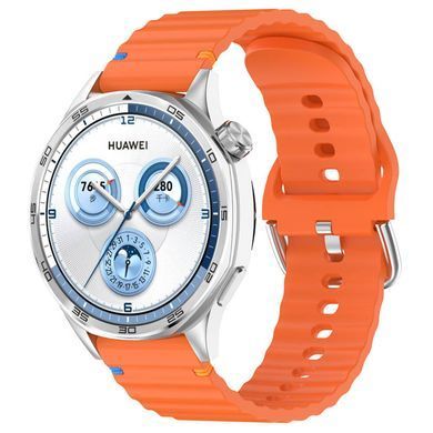 Силиконовый ремешок Wavy для Smart Watch 22mm Orange