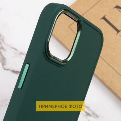 TPU чохол Bonbon Metal Style для Samsung Galaxy A12 Зелений / Pine green