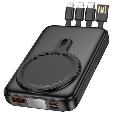 Портативное ЗУ Power Bank Hoco J135 Rico 22.5W+PD20W с БЗУ 10000 mAh Black