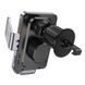 Автодержатель с БЗУ Hoco HW7 Transparent Discovery Edition (air outlet) Metal gray фото 5