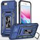 Ударопрочный чехол Camshield Army Ring для Apple iPhone 7 / 8 / SE (2020) (4.7") Синий / Navy фото 1