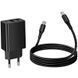 СЗУ Hoco CS94A Leader PD20W+QC3.0 (1USB-A/1C) + кабель Type-C to Type-C Black фото 6