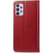 Кожаный чехол книжка GETMAN Gallant (PU) для Samsung Galaxy A32 4G Красный фото 3