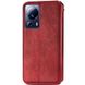 Кожаный чехол книжка GETMAN Cubic (PU) для Xiaomi 13 Lite Красный фото 2