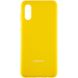Чехол Silicone Cover Full Protective (AA) для Samsung Galaxy A02 Желтый / Yellow фото 1