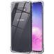 TPU чехол GETMAN Ease logo усиленные углы для Samsung Galaxy S10+ Бесцветный (прозрачный) фото 1