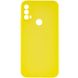 Чехол Silicone Cover Lakshmi Full Camera (AAA) для Motorola Moto E40 Желтый / Yellow
