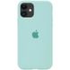 Чехол Silicone Case Full Protective (AA) для Apple iPhone 11 (6.1") Бирюзовый / Turquoise фото 1