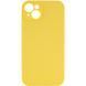 Чехол Silk Full Camera Protective (AA) NO LOGO для Apple iPhone 14 (6.1") Желтый / Yellow
