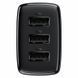 МЗП Baseus Compact 17W (3USB-A) (CCXJ02) Чорний фото 4