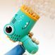 Уценка Пистолет для мыльных пузырей Dinosaur Bubble Gun с насадкой на 40 отверстий 50ml Мятая упаковка / Green фото 3