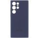 Чохол Silicone Cover Lakshmi Full Camera (AAA) with Logo для Samsung Galaxy S23 Ultra Темно-синій / Midnight blue