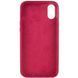 Чехол Silk Full Protective (AA) NO LOGO для Apple iPhone XS Max (6.5") Бордовый / Maroon фото 3