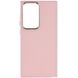 TPU чохол Bonbon Metal Style для Samsung Galaxy S23 Ultra Рожевий / Light pink фото 2