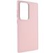 TPU чохол Bonbon Metal Style для Samsung Galaxy S23 Ultra Рожевий / Light pink фото 1