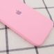 Чехол Silicone Case Square Full Camera Protective (AA) для Apple iPhone 11 (6.1") Розовый / Light pink фото 2
