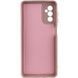 Чохол TPU GETMAN Liquid Silk Full Camera для Samsung Galaxy M34 5G Рожевий / Pink Sand фото 2