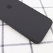 Чехол Silicone Case Square Full Camera Protective (AA) для Apple iPhone XR (6.1") Серый / Dark Gray фото 2