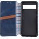 Шкіряний чохол-книжка GETMAN Cubic (PU) для Google Pixel 7 Синій фото 3