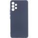 Чехол TPU GETMAN Liquid Silk Full Camera для Samsung Galaxy A32 4G Синий / Midnight Blue