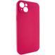 Чехол Silk Full Camera Protective (AA) NO LOGO для Apple iPhone 13 (6.1") Красный / Rose Red фото 2