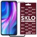 Защитное стекло SKLO 3D (full glue) для Xiaomi Redmi Note 8 Pro Черный фото 1