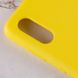 Чехол Silicone Cover Full Protective (AA) для Samsung Galaxy A02 Желтый / Yellow фото 4