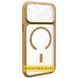 Чехол TPU GETMAN Moon Clear with MagSafe для Apple iPhone 15 Pro (6.1") Brown