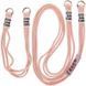 Чехол TPU two straps California для Apple iPhone 13 Pro Max (6.7") Розовый / Pink Sand фото 5