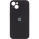 Чехол Silicone Case Full Camera Protective (AA) для Apple iPhone 15 Plus (6.7") Черный / Black фото 1