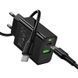 СЗУ Hoco CS94A Leader PD20W+QC3.0 (1USB-A/1C) + кабель Type-C to Type-C Black фото 4