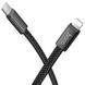 Дата кабель Hoco X125 Exceso Type-C to Lightning 30W (1m) Black фото 4