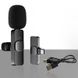 Мікрофон петличний для телефону K9 Bluetooth 2in1 USB-C Black фото 2