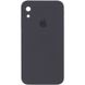 Чехол Silicone Case Square Full Camera Protective (AA) для Apple iPhone XR (6.1") Серый / Dark Gray фото 1