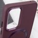 TPU чехол Bonbon Metal Style with MagSafe для OnePlus 9 Бордовый / Plum фото 6