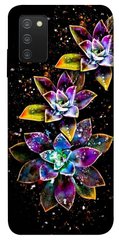 Чехол itsPrint Flowers on black для Samsung Galaxy A03s