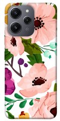 Чехол itsPrint Акварельные цветы для Xiaomi Redmi 12